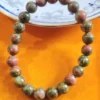 Symoru Natural Unakite Stone Bracelet  | Healing Crystal Bracelet | Emotional Balance & Grounding Jewelry | Handmade Gemstone Bracelet