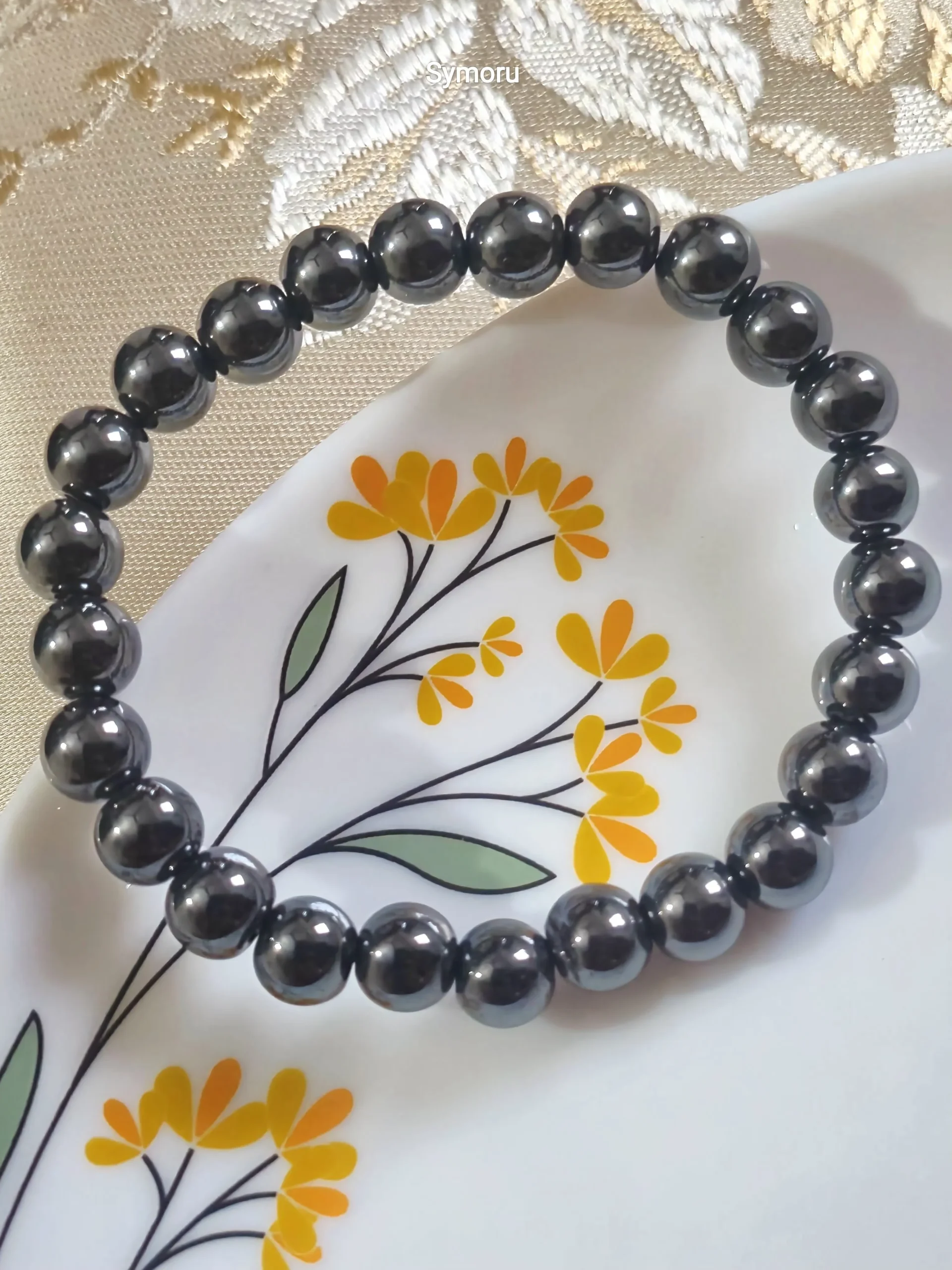 Natural Hematite Stone Bracelet