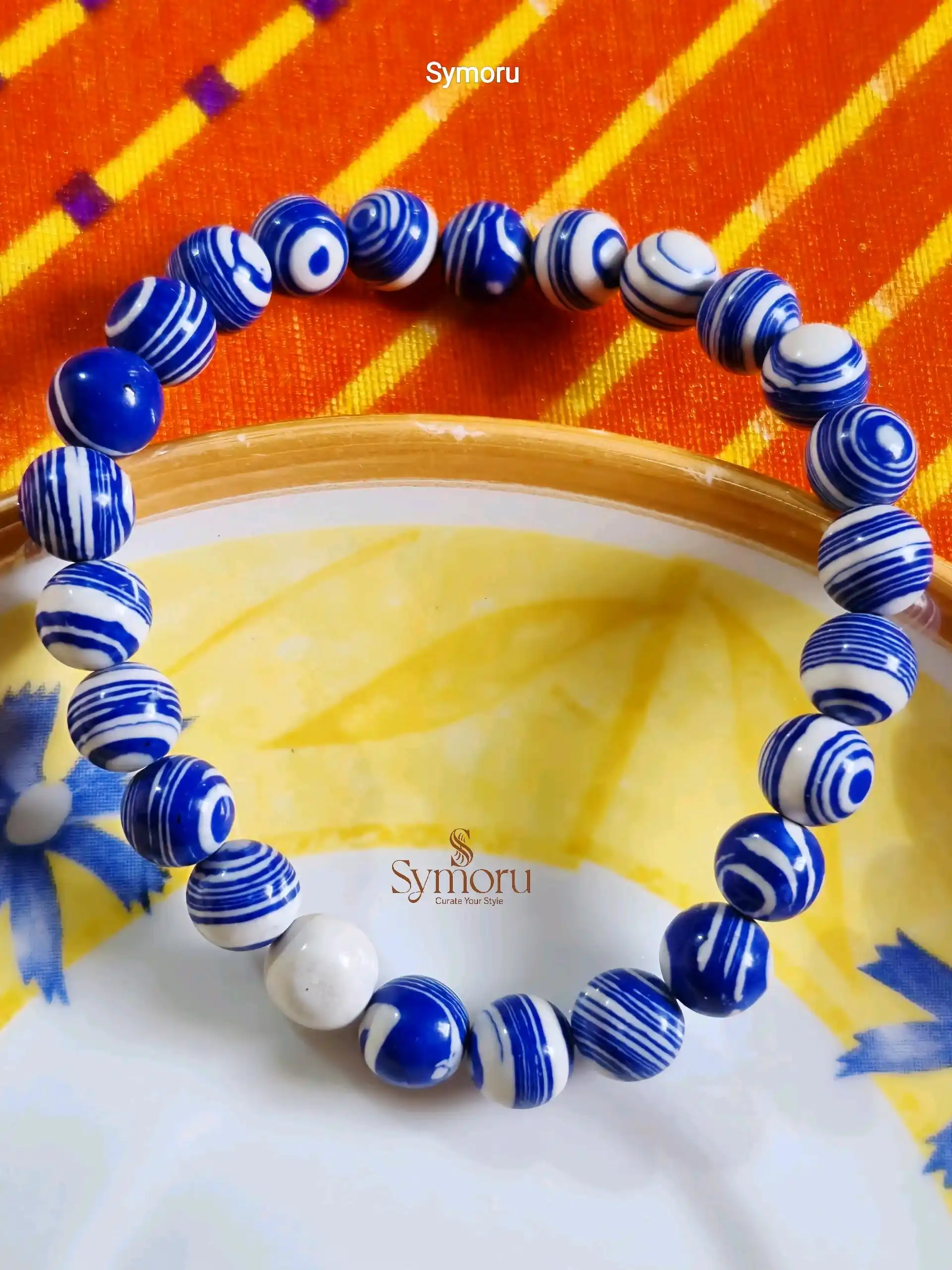 Blue Evil Eye Stone Bracelet