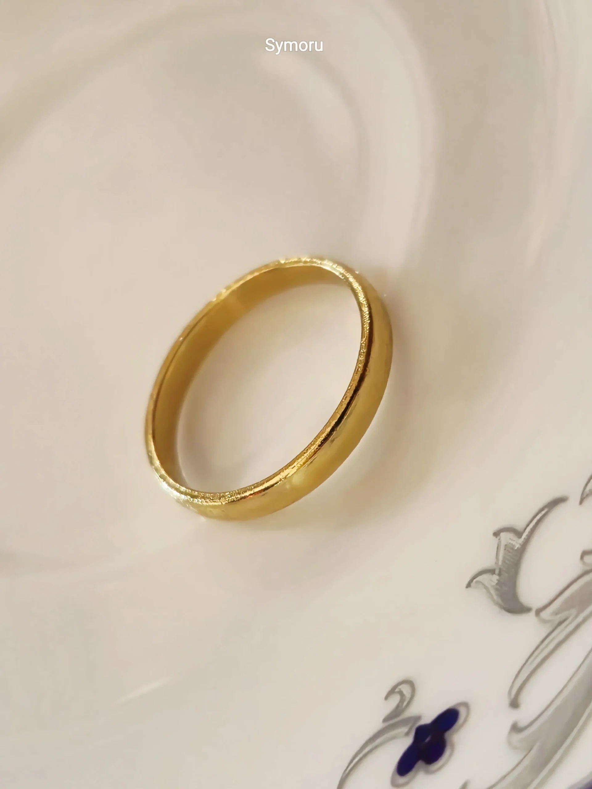 Classic Plain Gold Band Ring