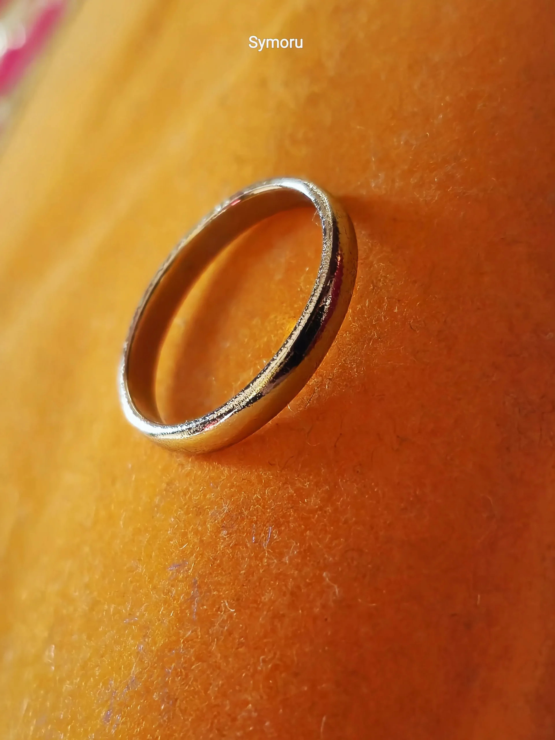 Classic Plain Gold Plated Brass Band Ring for Women | Minimal Everyday Elegance | Symoru Signature - Image 2