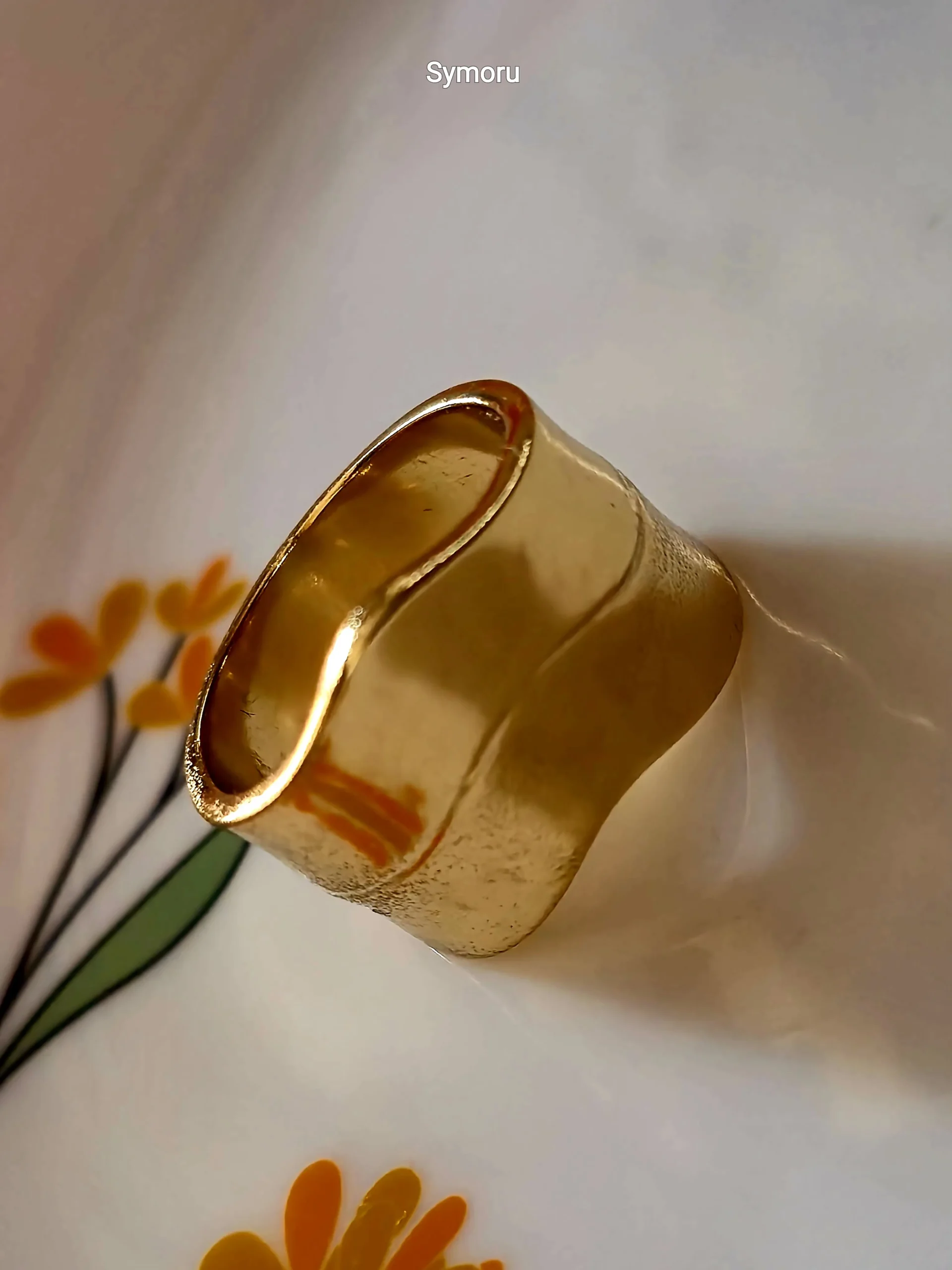 Classic Plain Gold Plated Brass Band Ring for Women & Men | Minimal Everyday Elegance | Symoru Signature - Image 5
