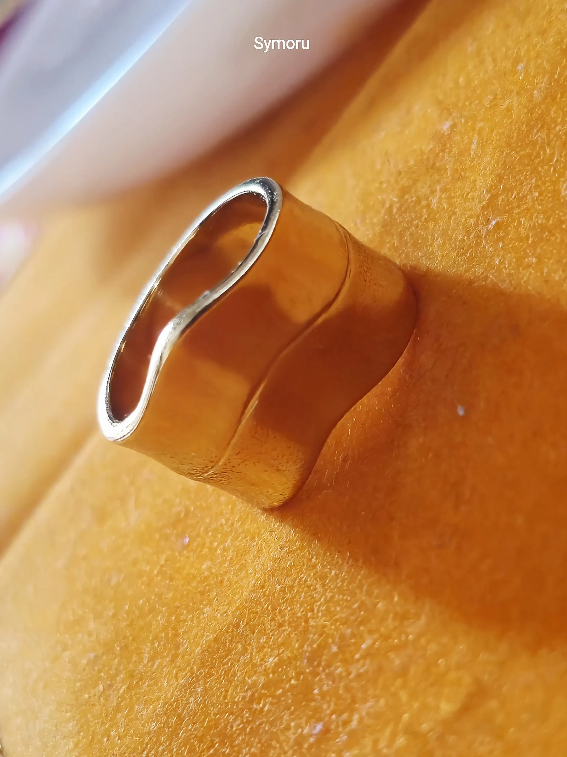 Triple Groove Gold Band Ring