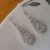925 Sterling Silver Teardrop CZ Drop Earrings